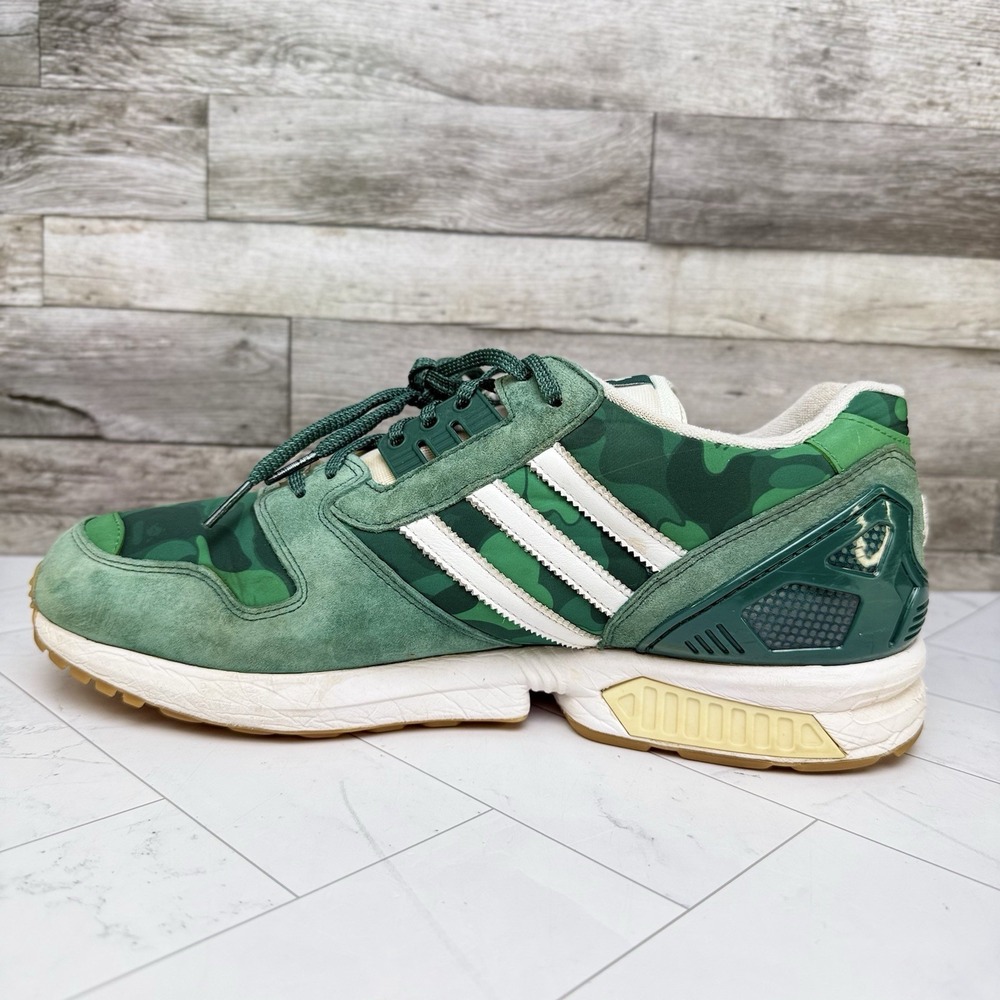 BAPE x Undefeated x Adidas ZX 8000 - Men's Size 11 - FY8851 - Picture 6 of 12